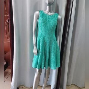 Studio One New York Light Green Lace Cocktail Dress Size 8